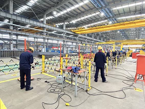 公司舉辦電焊工、電工技術(shù)比武